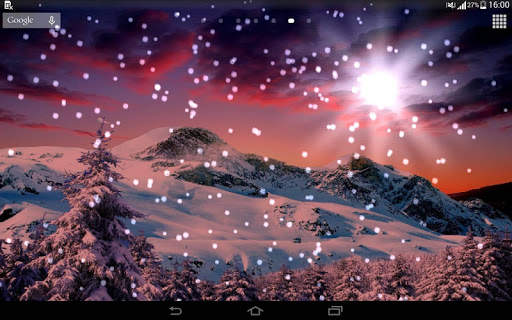 Snowfalling Live Wallpaper screenshot 8