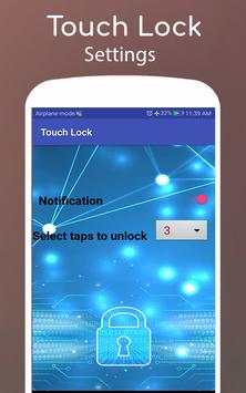 Touch lock – Lock Screen App 1 تصوير الشاشة