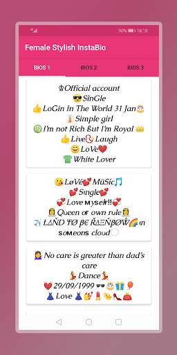 Bio For Instagram : Cool Bio Quotes Ideas 2021 screenshot 2