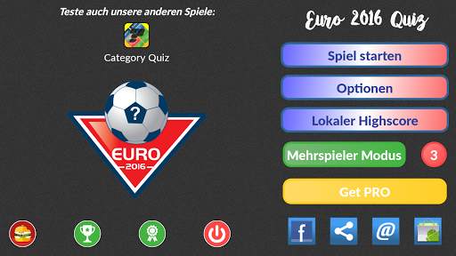 Fussball Quiz - EURO 2016 screenshot 1
