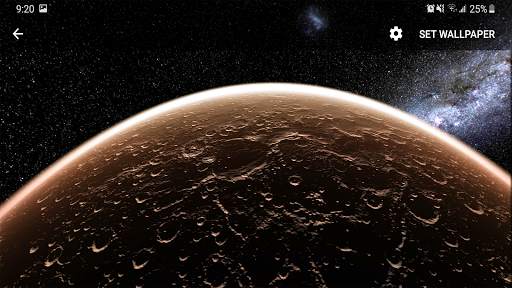 Planet Mars 3D Parallax Live Wallpaper screenshot 10