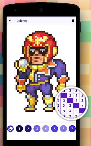 Retro Games Color By Number screenshot 1