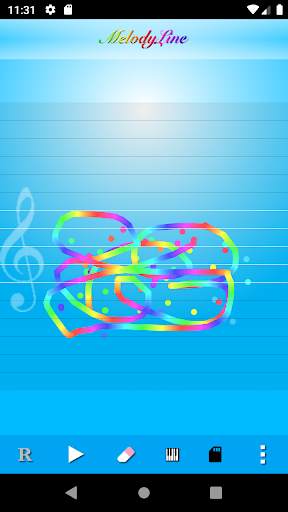 MelodyLine - Music Painter screenshot 1