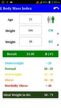 BMI Calculator screenshot 1