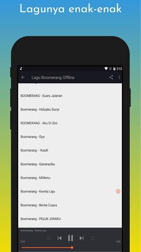 Lagu Boomerang Offline screenshot 6