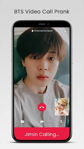 B.T.S. Fake Video Call Prank screenshot 1