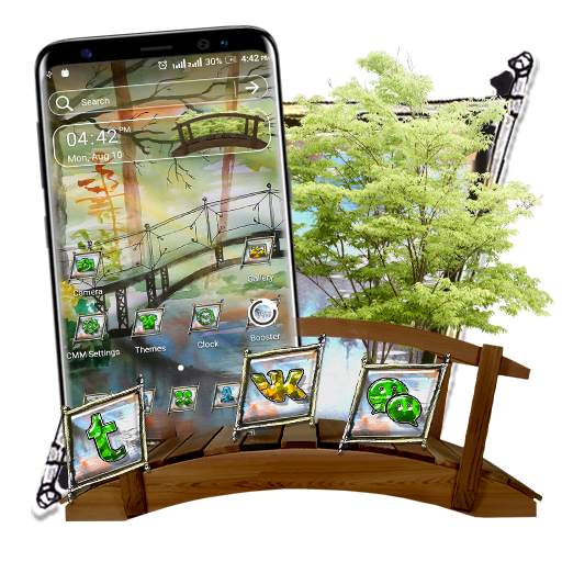 Garden Painting Launcher Theme 1.0.0