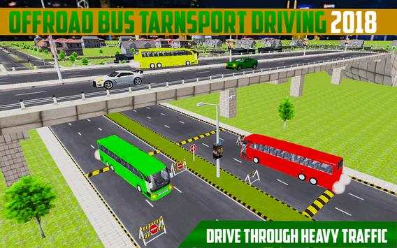 OffRoad Bus Transport Driving 2018 screenshot 8