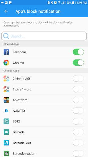Game Mode & Block Notification screenshot 3
