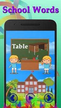 Learn School Words screenshot 1