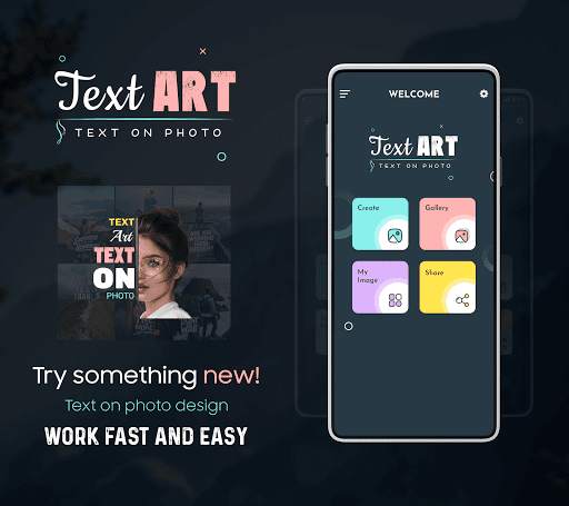 Text On Photo - Photo text edit - TextArt screenshot 1