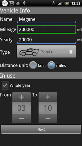 Car & moto maintenance & MPG स्क्रीनशॉट 6