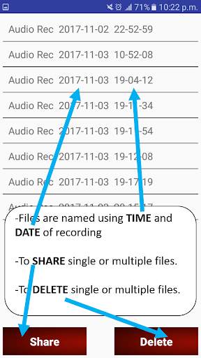 Flip N Record (Auto Start & Stop Audio Recorder) screenshot 6