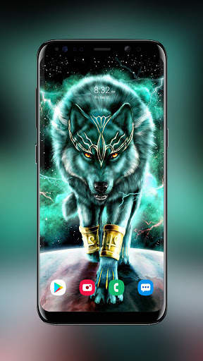 Fire Wallpaper - Fire Lion, Wolf & Tiger screenshot 4