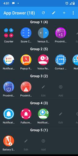 App Drawer 1 تصوير الشاشة