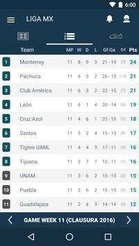 Mexico Football League - Liga MX Scores & Results screenshot 2