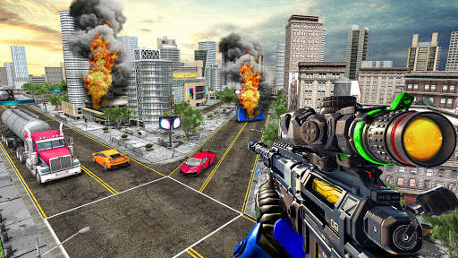 Sniper Traffic Shooter - New shooting games - FPS screenshot 2