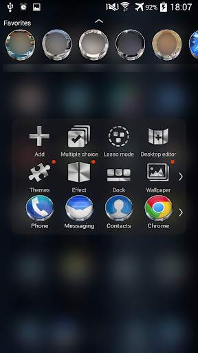 TSF Shell Launcher Theme Azure with icon pack screenshot 5
