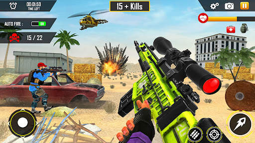FPS Shooting Gun Games 3D screenshot 2