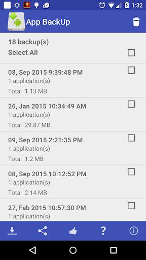 App Backup Lite screenshot 5