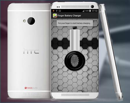 Finger Battery Charger Prank screenshot 1