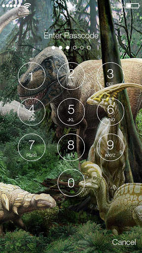 Raptor Dinosaur Screen Lock screenshot 2