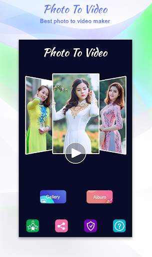 Photo to video maker : Slideshow Maker with music screenshot 1