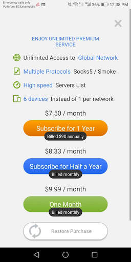 بروكسي و VPN اي واصل لفتح المواقع screenshot 5