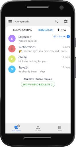 Anonymuch - The Private Messenger screenshot 1