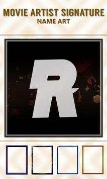 Movie Artist Signature - Name Art screenshot 2