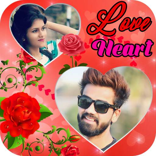 Love Heart Dual Photo Frame 1.2