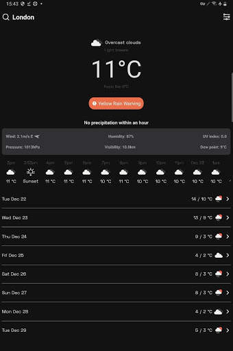 OpenWeather screenshot 6