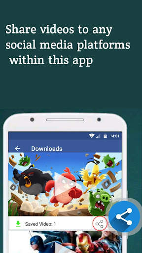 Video downloader for facebook screenshot 2