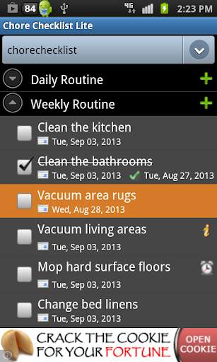 Chore Checklist - Lite screenshot 8