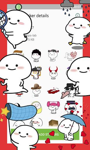 Cute Pentol stickers for whatsapp WAStickerApps screenshot 5