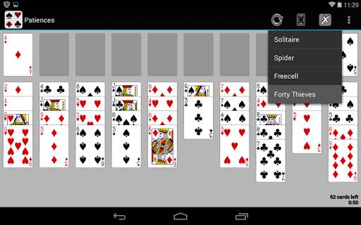 Patiences: Solitaire Spider FreeCell Forty Thieves screenshot 5