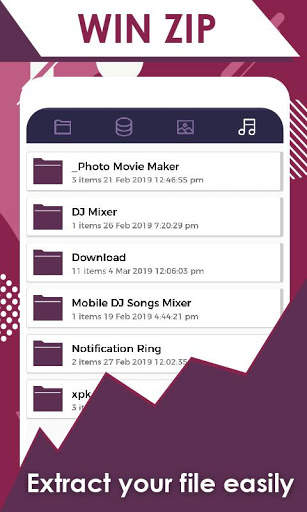 Win zip - Easy RAR File Extractor 2019 screenshot 3