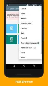 Videos Downloader & Speed Browser screenshot 5