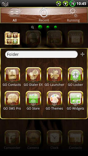 Wood Skull GO launcher EX screenshot 5