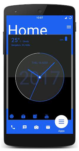 Analog Clock Launcher -Applock screenshot 7
