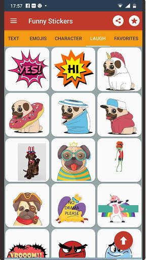Funny GIF Stickers and emojis screenshot 9