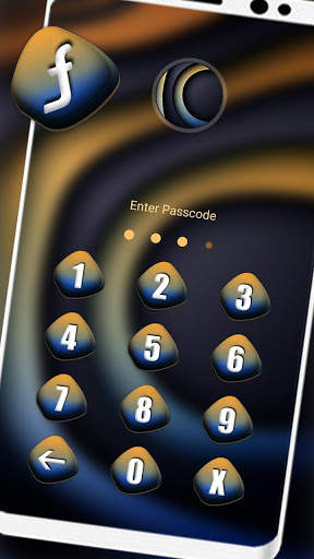 Abstract Curve Art Launcher Theme screenshot 3