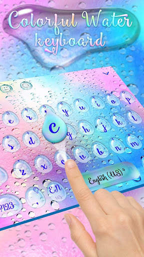 Colorful Water keyboard screenshot 2