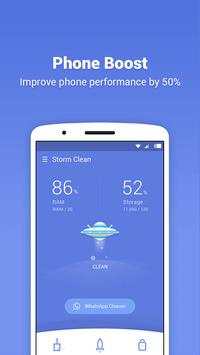 Storm Clean - small, fast, junk files clean, boost screenshot 1