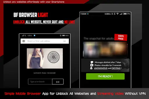 BF Browser Light Simple screenshot 1