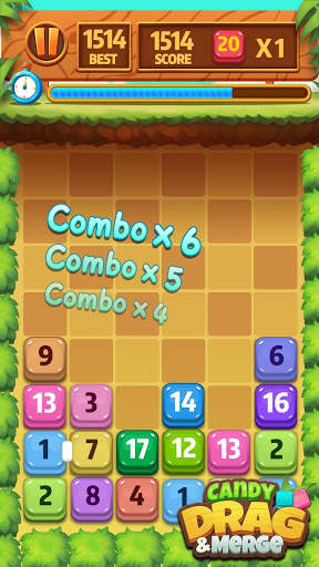 Candy Drag & Merge screenshot 1