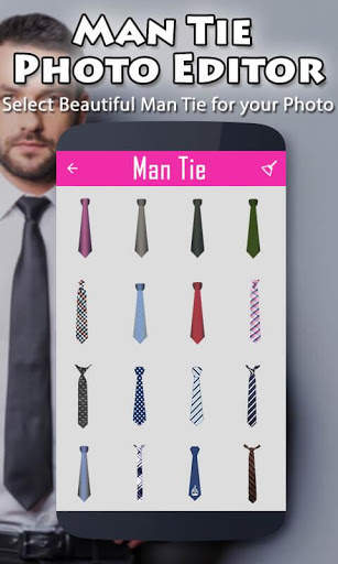 Man Tie Photo Editor 1 تصوير الشاشة