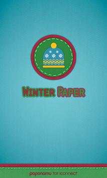 Winter paper go launcher theme screenshot 1