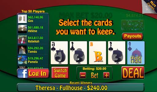 Video Poker & Blackjack Casino screenshot 1