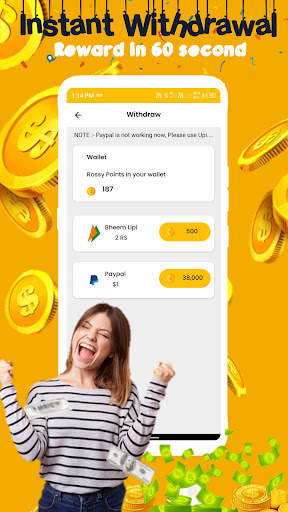 Rossy Daily Reward Earning App screenshot 5